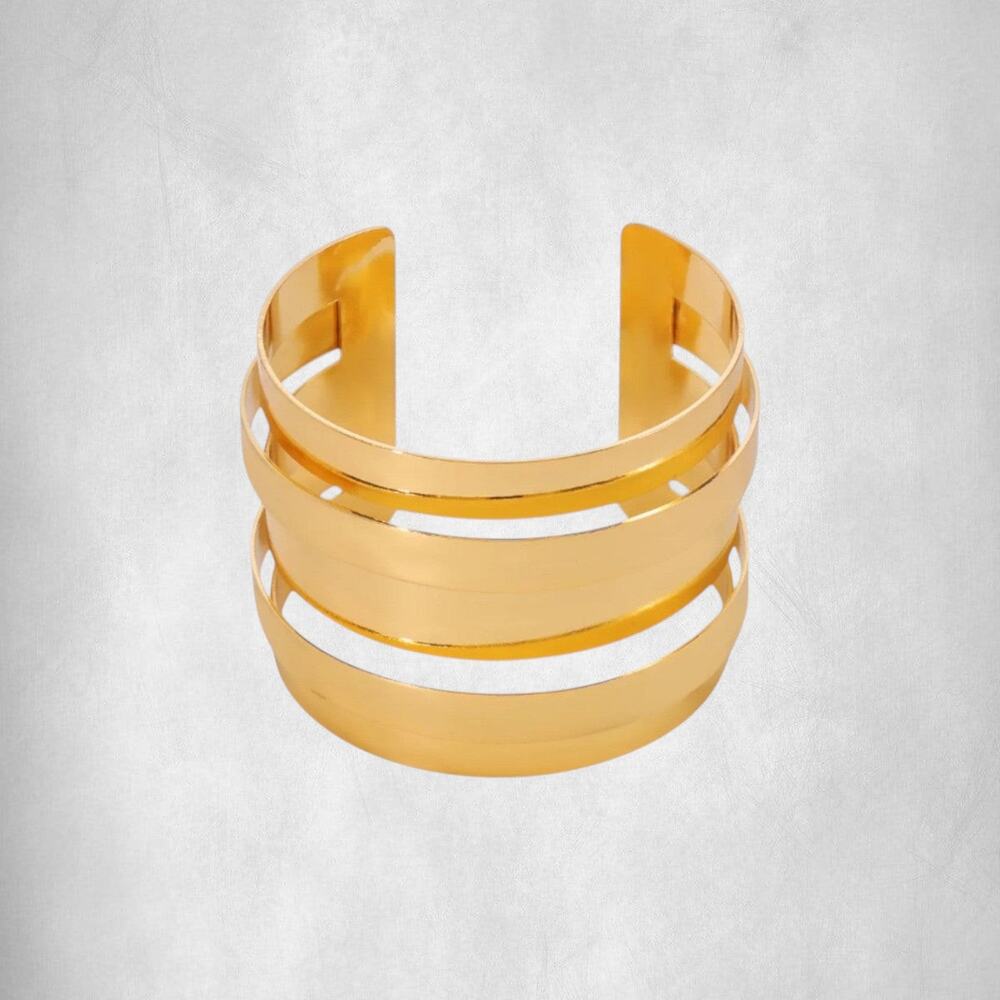 Solid Wide Women Cuff Bracelet